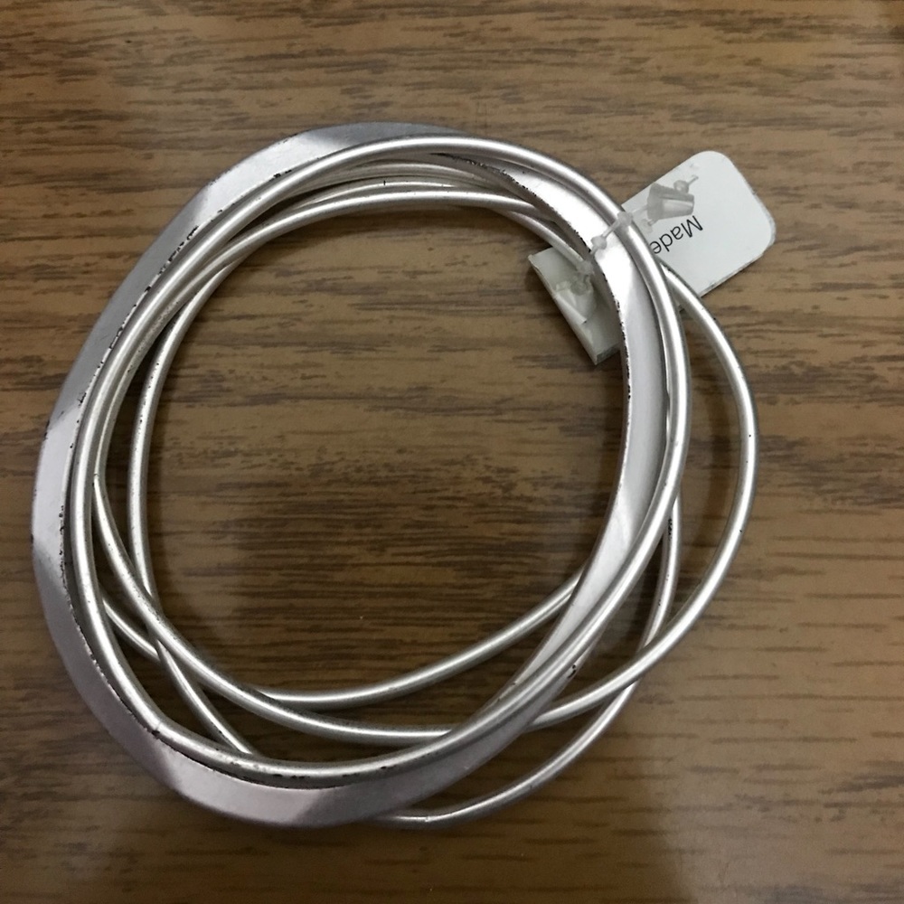 Banana Republic silver bangles